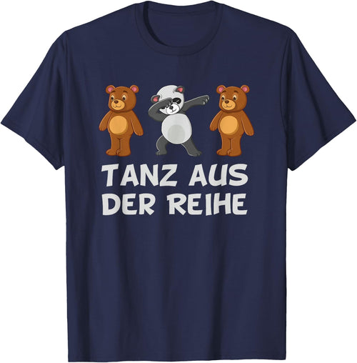 Be Different Mut Panda verrückt Tanzen Tanz aus der Reihe