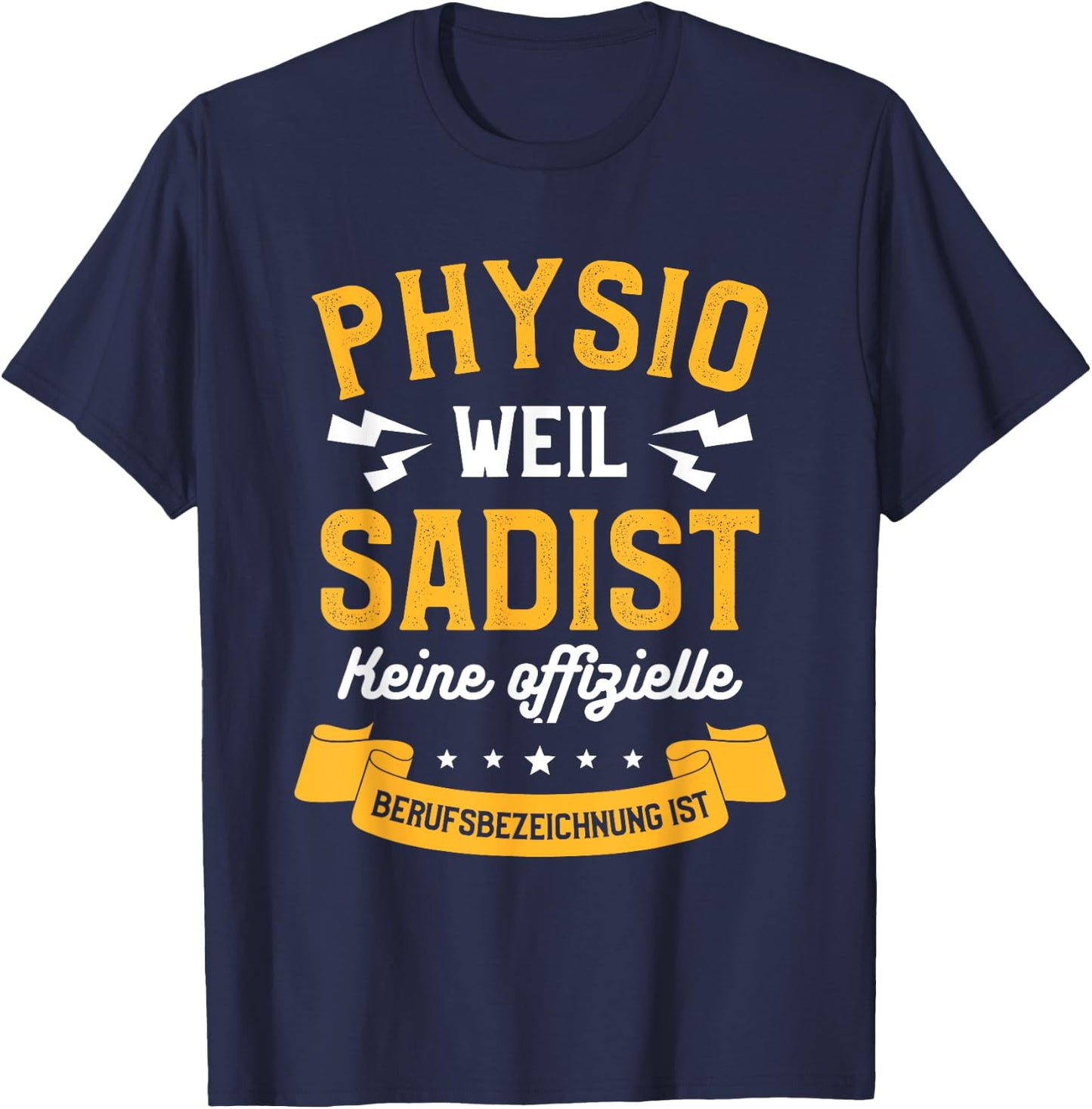 Physiotherapie Physio Physiotherpeut T-Shirt - T-Shirt | Navy