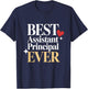 Best Assistant Principal Ever Vice-Principal Mother's Day T-Shirt - T-Shirt | Navy