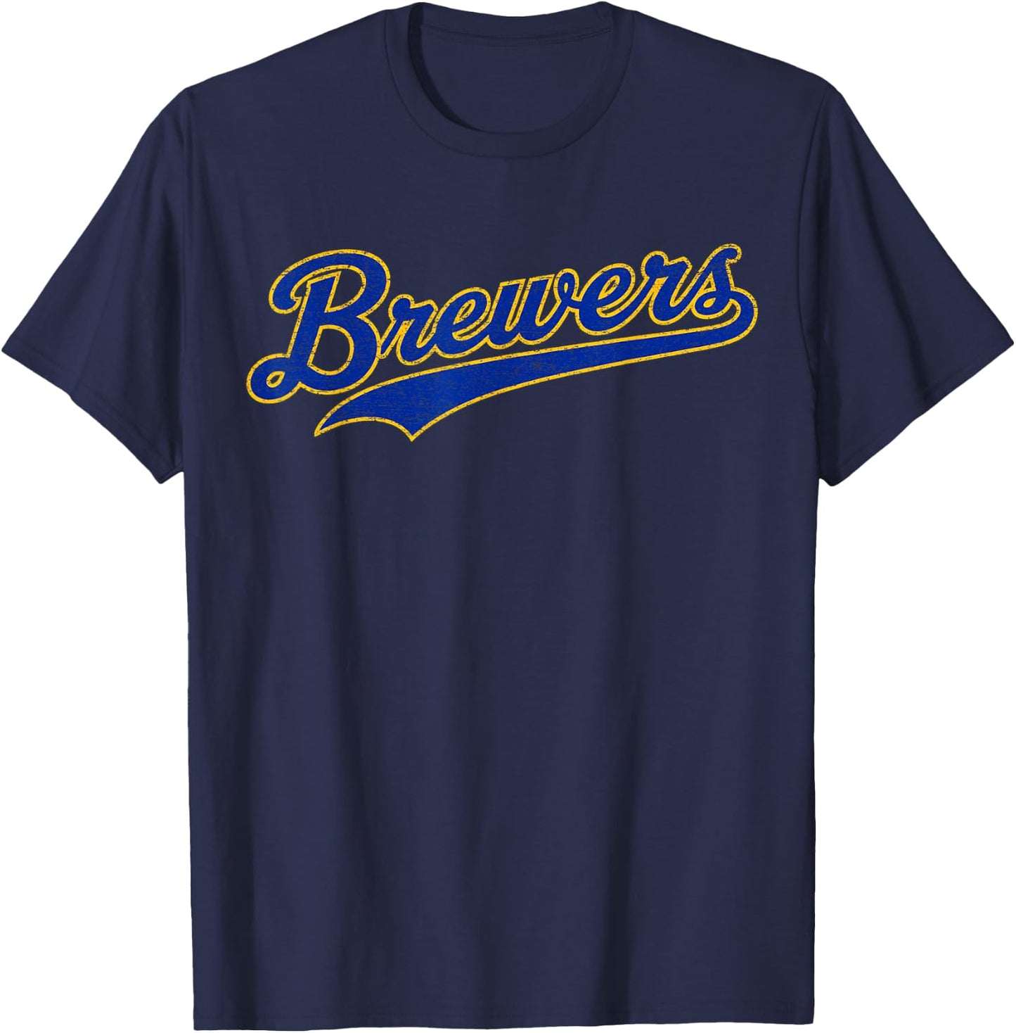 Vintage Brewers Retro Classic Gifts Women Kids T-Shirt - T-Shirt | Navy