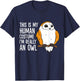 This Is My Human Costume I'm Really An Owl T-Shirt - T-Shirt | Navy