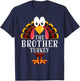 Thanksgiving The Brother Turkey Matching T-Shirt - T-Shirt | Navy