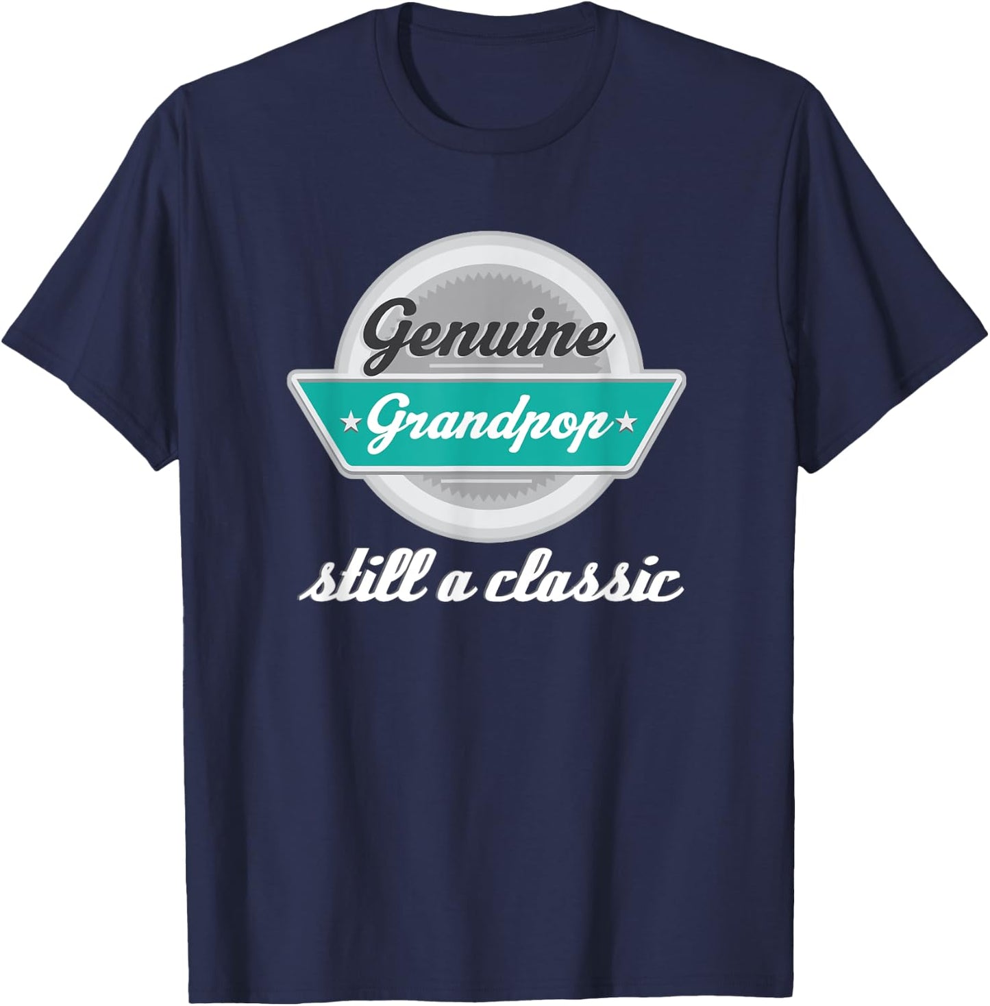 Grandpop Gift Grandpa T-Shirt - T-Shirt | Navy