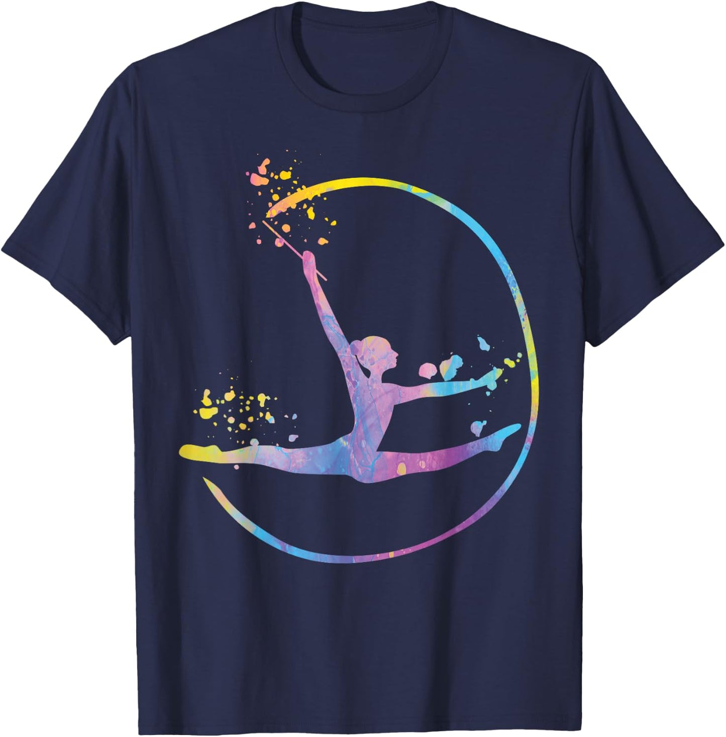 Gymnastic Gymnastics for Girls and Children T-Shirt - T-Shirt | Navy