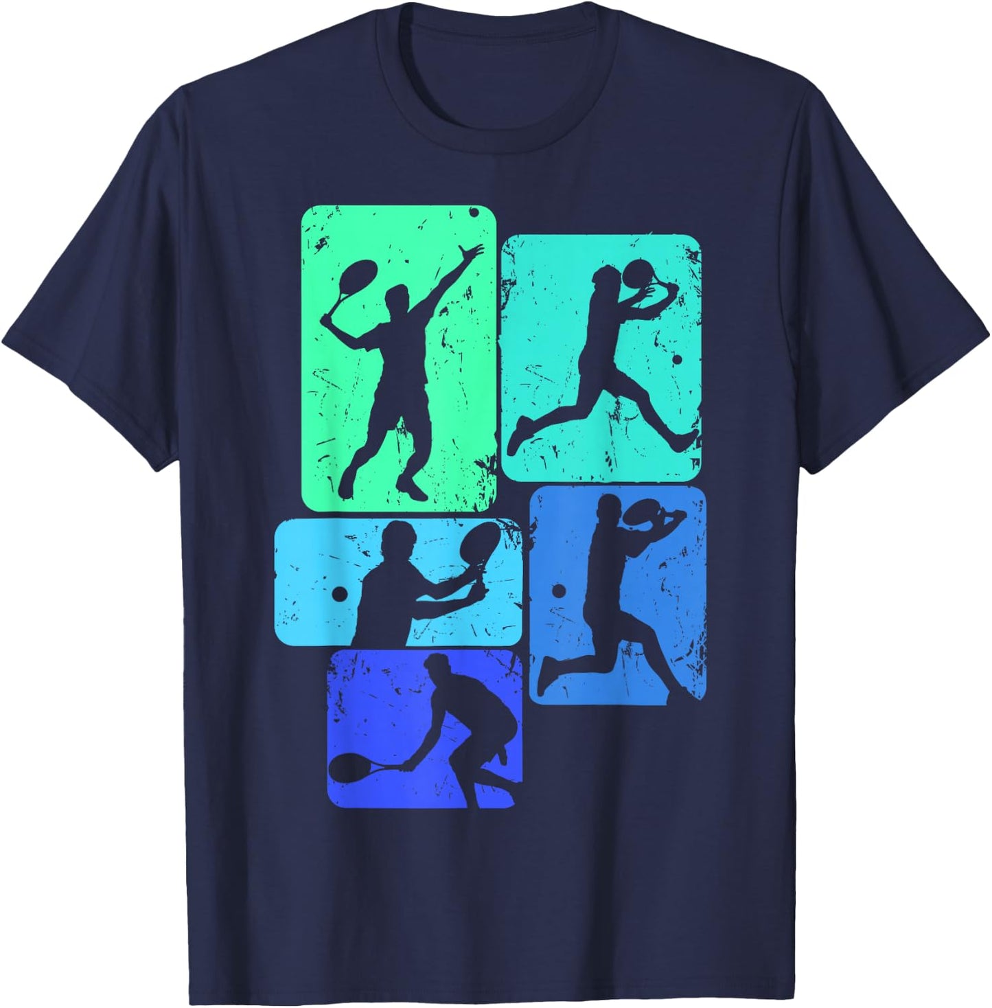 Tennis Player Children's Boys' , black T-Shirt - T-Shirt | Navy