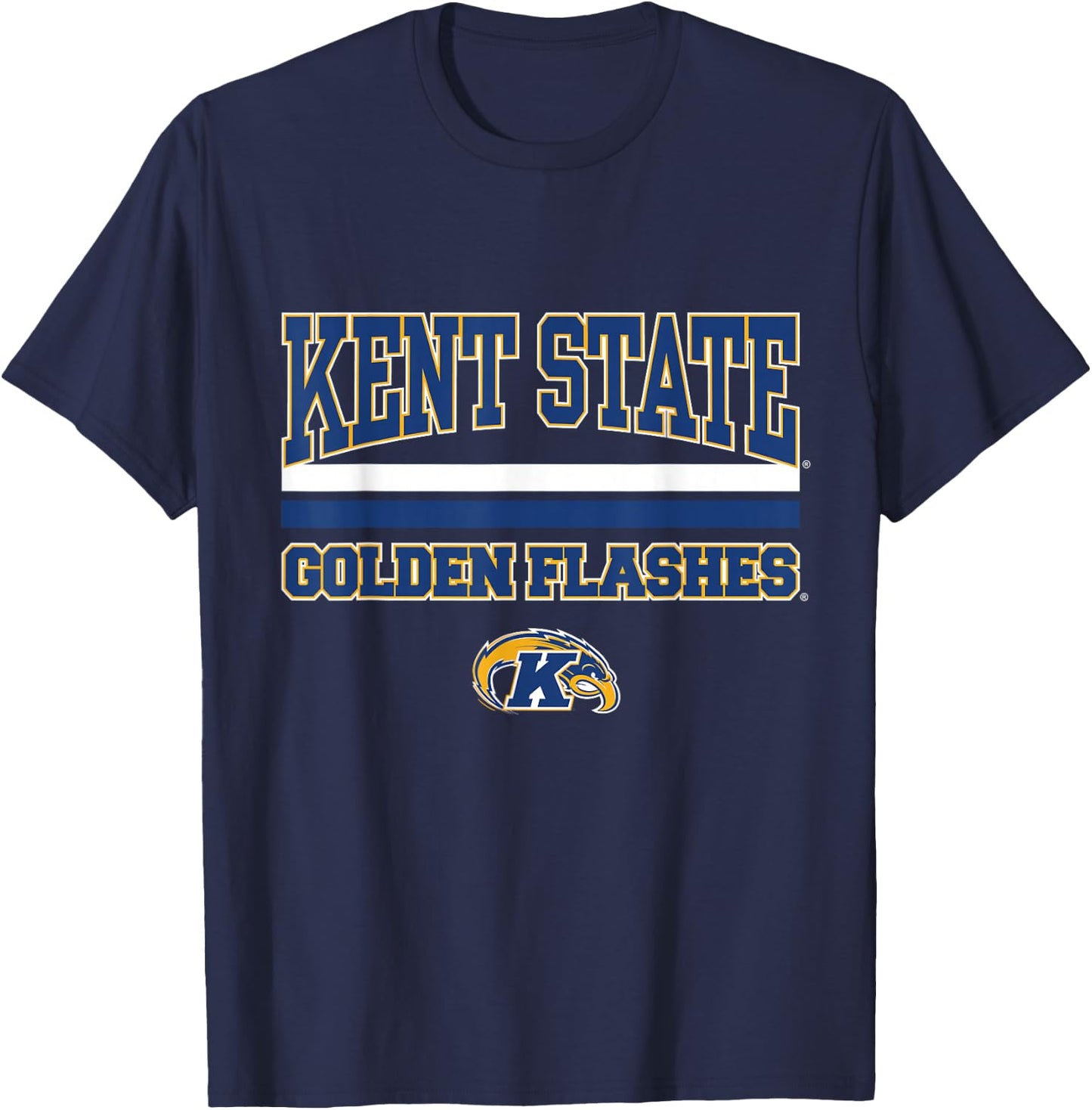 Kent State Golden Flashes | Official NCAA Merch | VNPKNST301 T-Shirt - T-Shirt | Navy