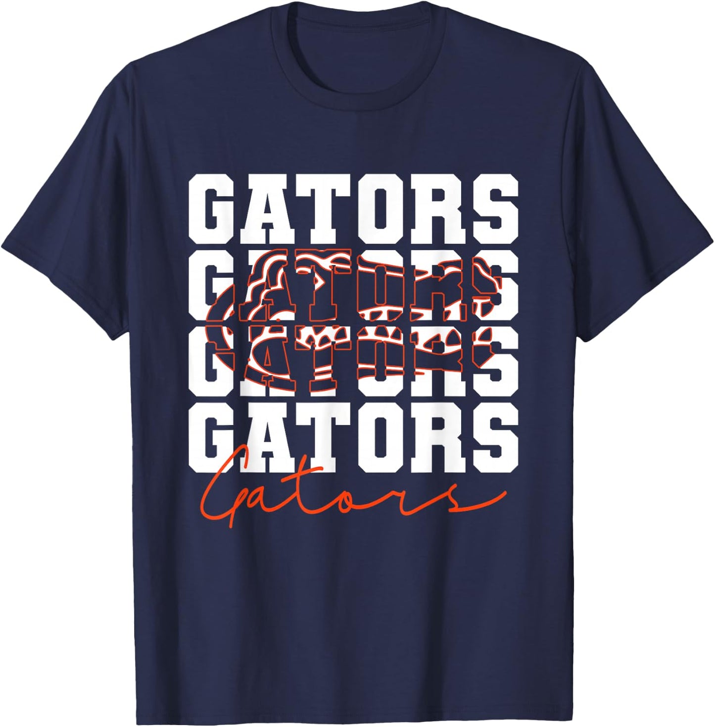 Gators Inspirational Design Gift Women Girls Boys T-Shirt - T-Shirt | Navy