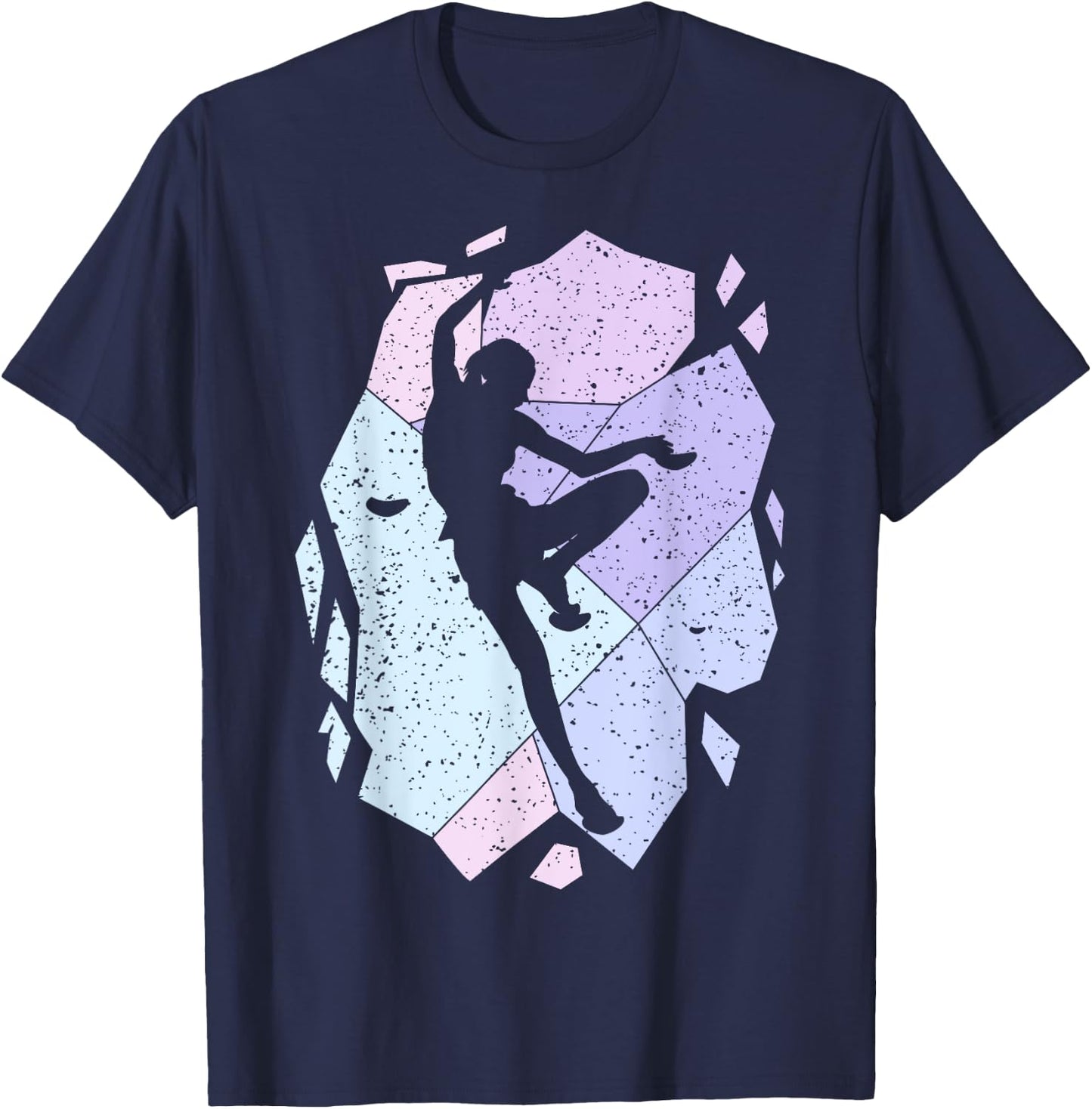 Klettern Kletterer Bergsteigen Bouldern Mädchen Kletter T-Shirt - T-Shirt | Navy