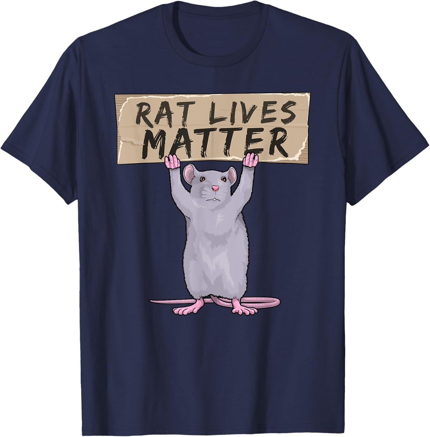 Rat Lives Matter T-Shirt - T-Shirt | Navy