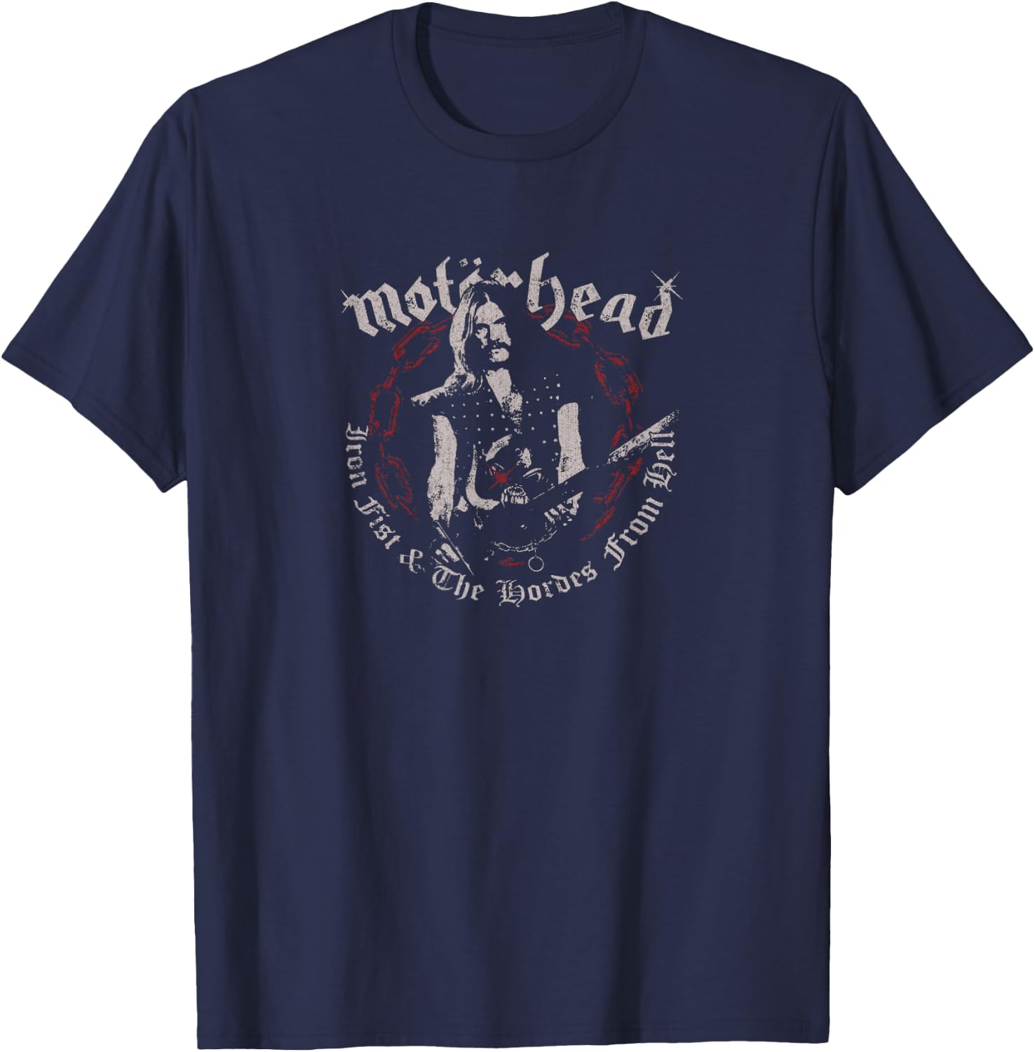 Motörhead Iron Fist Lemmy Lordes T-Shirt - T-Shirt | Navy