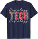 Histology Technician Appreciation Leopard Histology Tech T-Shirt - T-Shirt | Navy