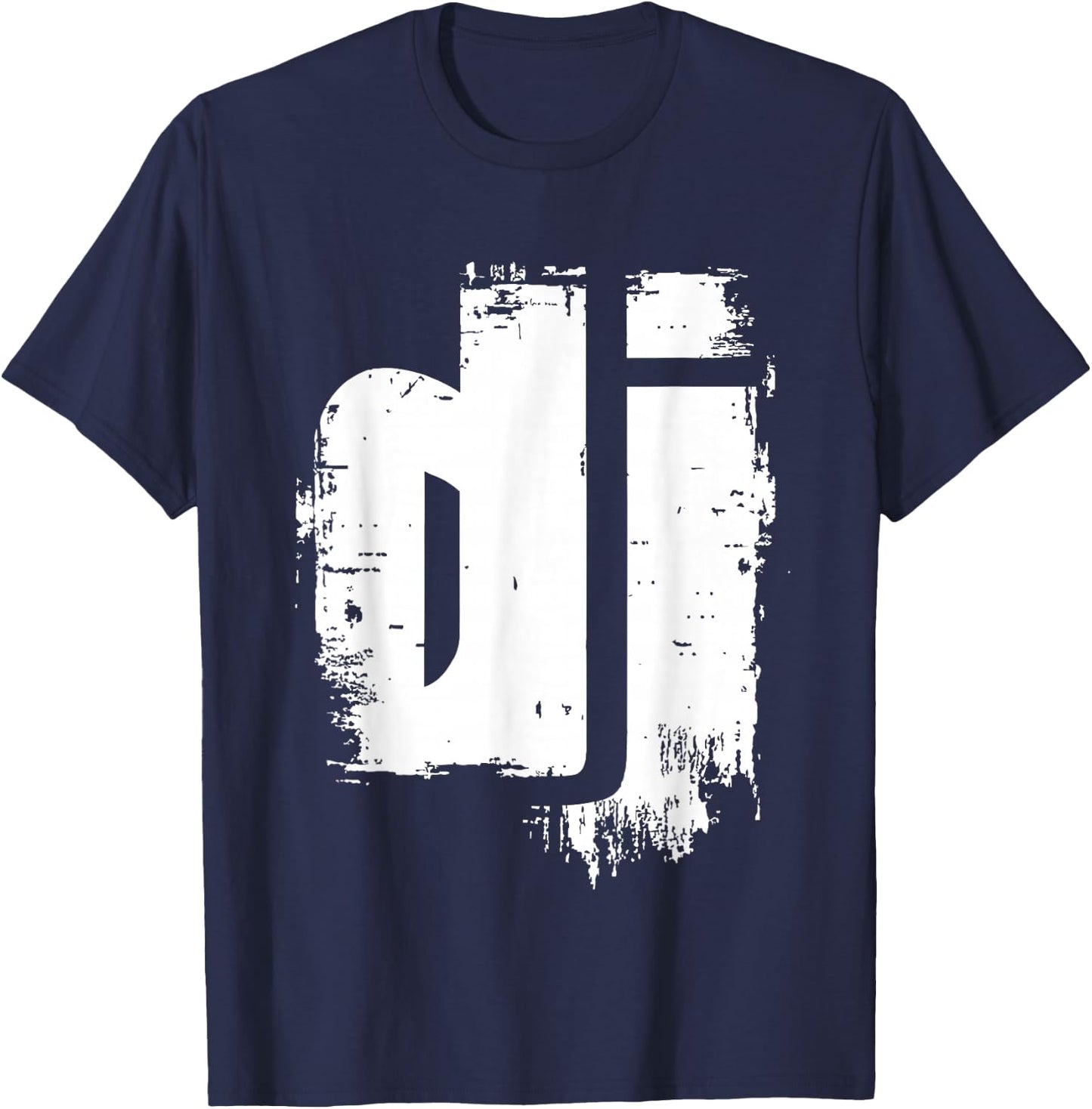 MIX1 Musik DJ Collection - Cooles DJ Grunge Musik - Du bist der Discjockey! Damen DJ , Schwarz, S T-Shirt - T-Shirt | Navy