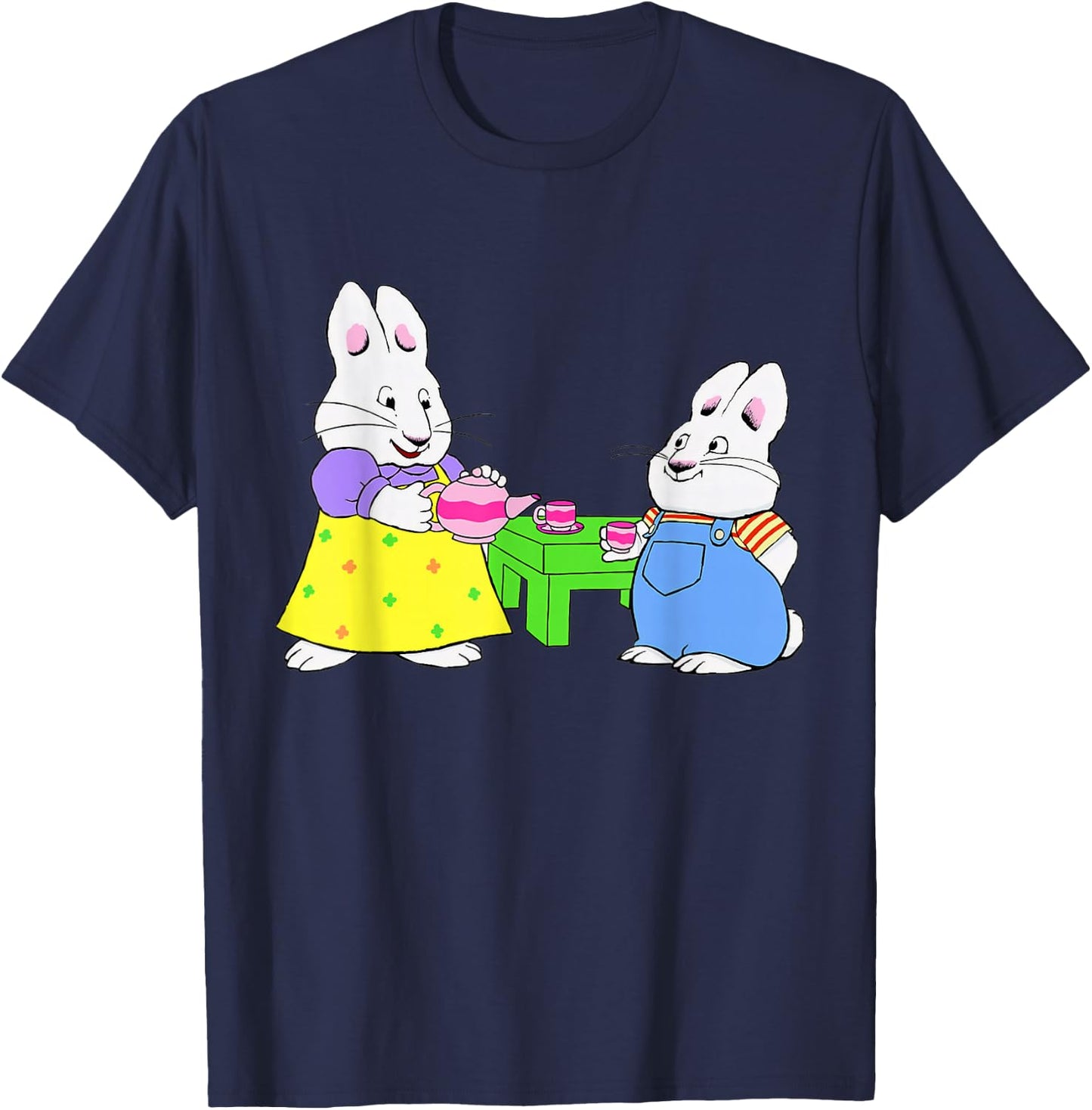 Max And 90s Ruby Birthday Decorations T-Shirt - T-Shirt | Navy