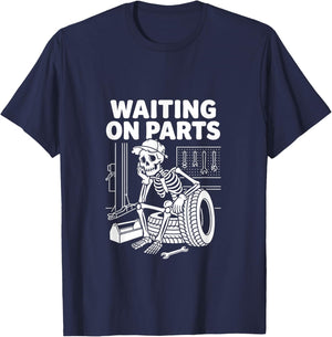 Waiting on Parts T-Shirt - T-Shirt | Navy