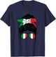Italian Italian Flag Italian Girl Ragazza Italiana , Black, S T-Shirt - T-Shirt | Navy
