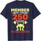 Member Of The 250 Pound Bench Press Club Strength Gym T-Shirt - T-Shirt | Navy