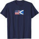USA & Scotland Flags - United States of America Scot T-Shirt - T-Shirt | Navy
