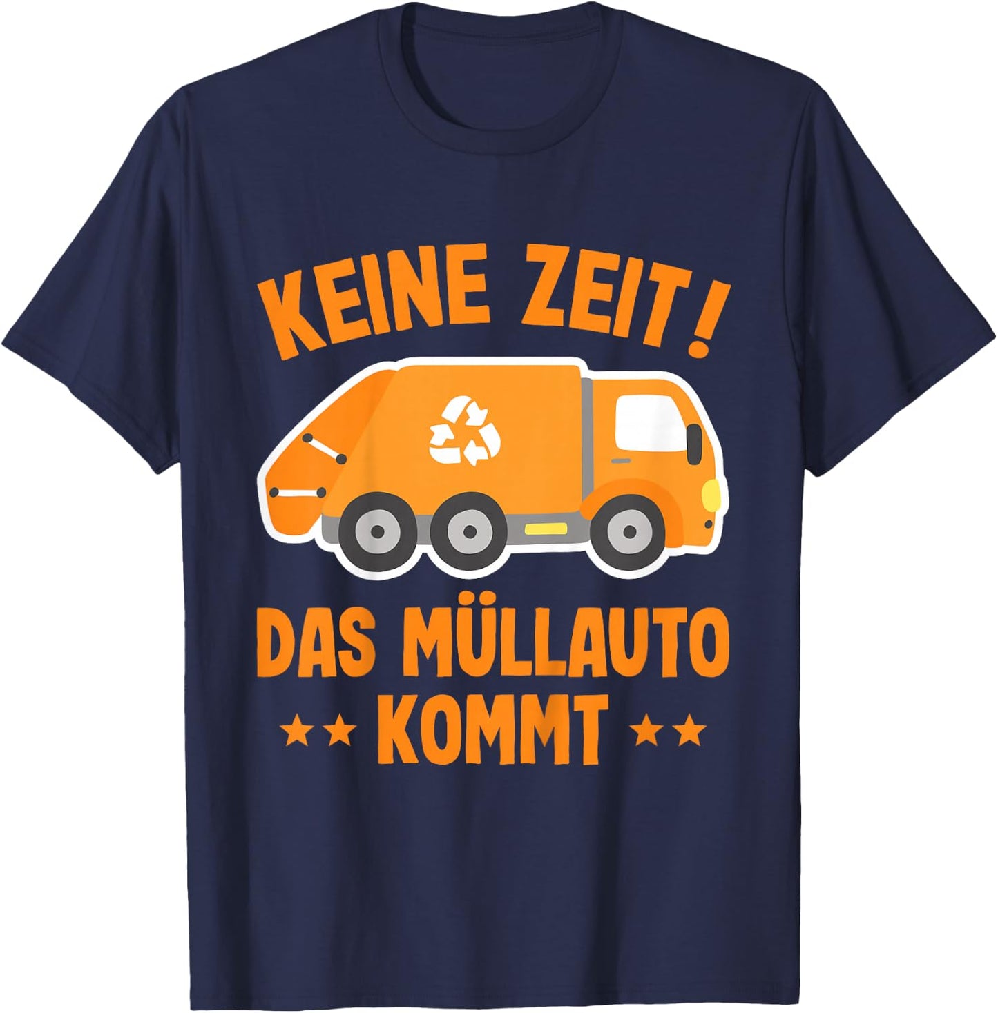 Müllauto | Rubbish Car Shirt Children | Children's Rubbish Collection T-Shirt - T-Shirt | Navy