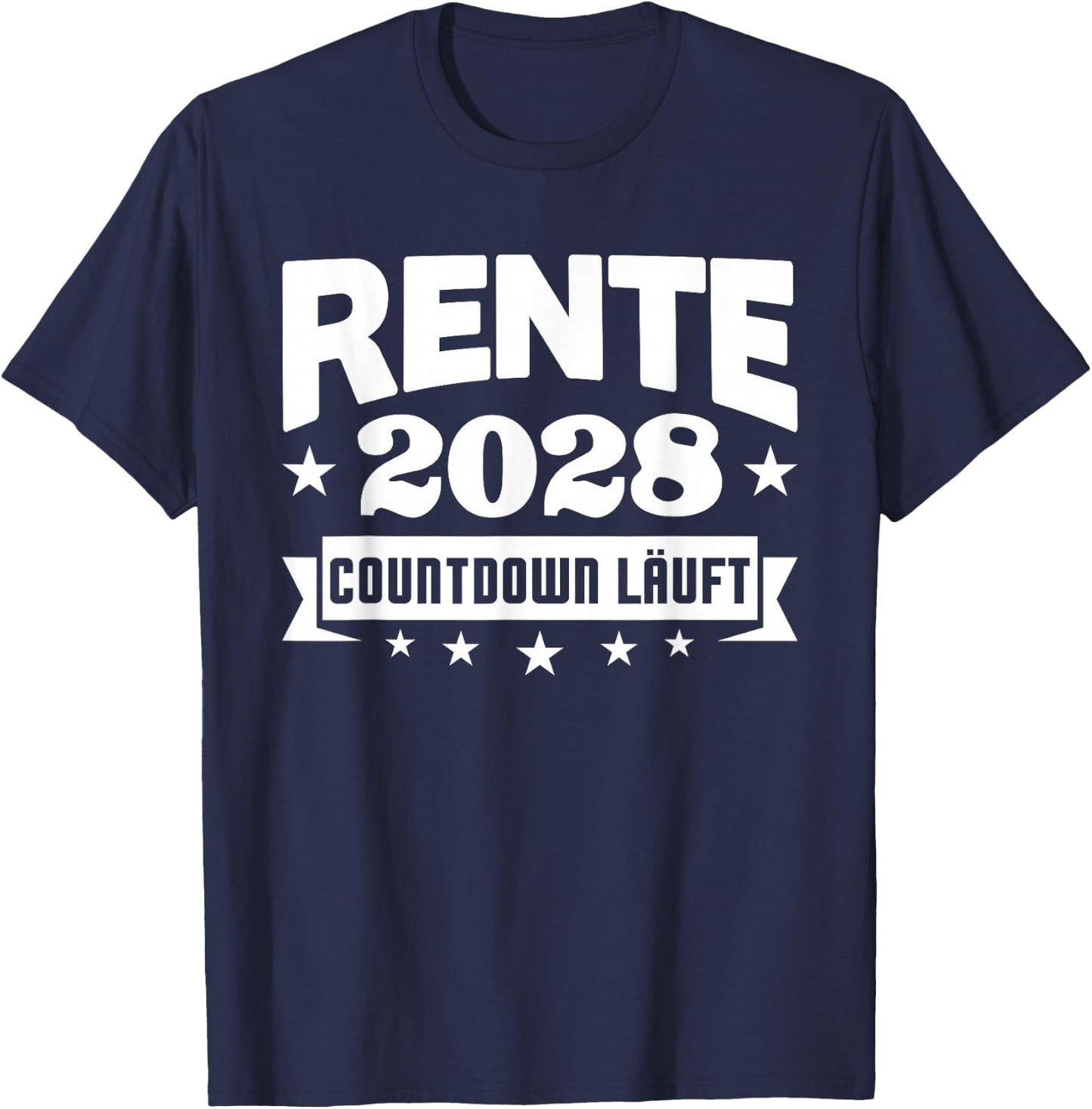 Legenden gehen 2028 in Rente Ruhestand Rentner 2028 T-Shirt - T-Shirt | Navy