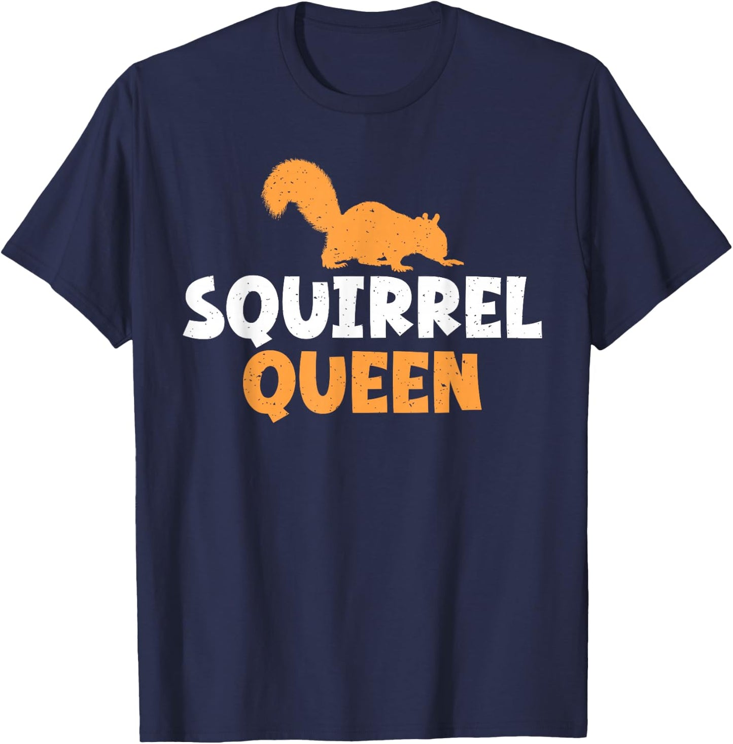 Squirrel Queen Squirrel T-Shirt - T-Shirt | Navy