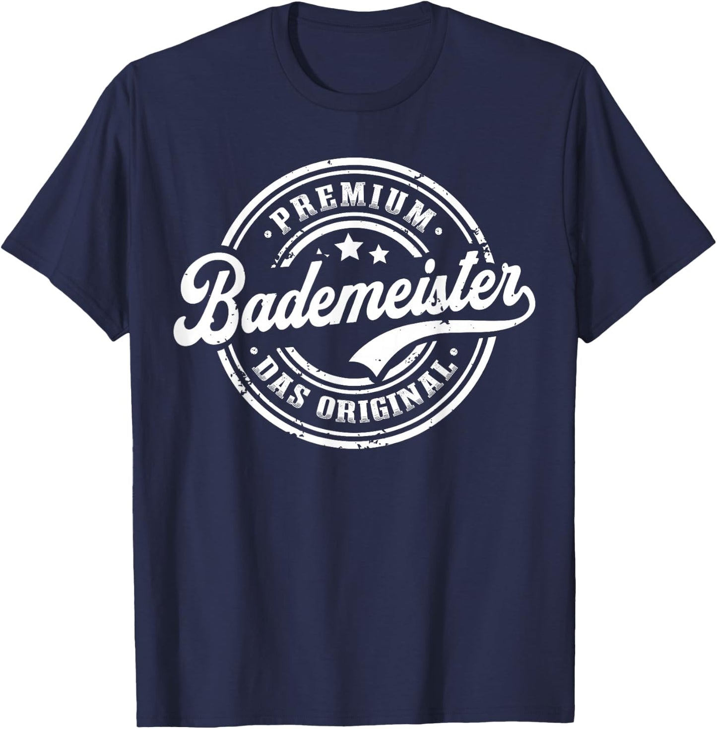 Bademeister Original Lustiges Rettungsschwimmer T-Shirt - T-Shirt | Navy