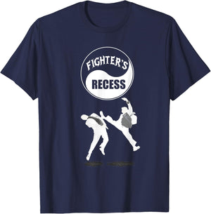 Fighter's Recess: Essential Edition - YIN Version T-Shirt - T-Shirt | Navy