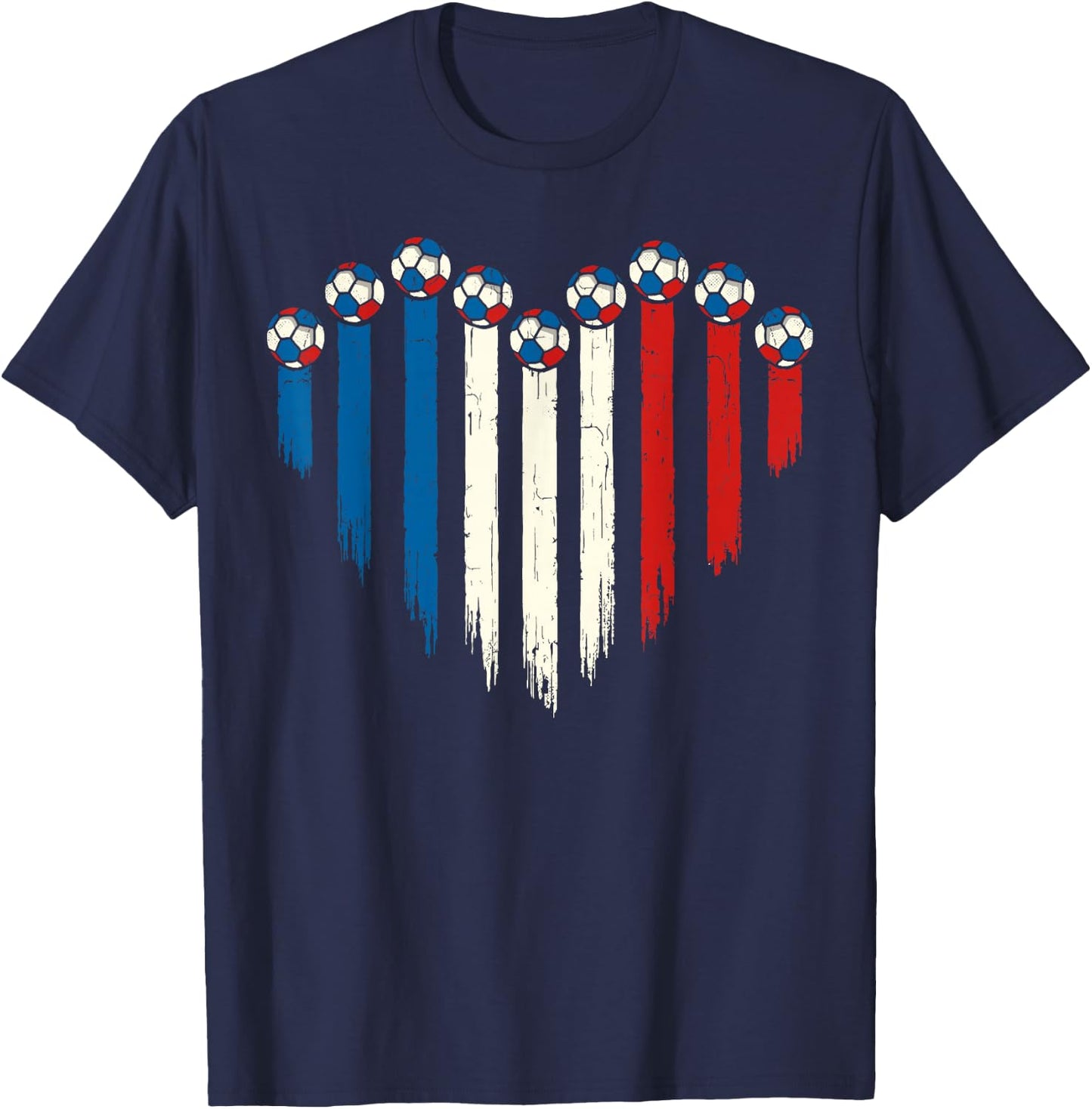 Drapeau français Fantaisie France T-Shirt - T-Shirt | Navy