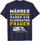 Männer Mit Wohnwagen Haben Die Schönsten Frauen Camping T-Shirt - T-Shirt | Navy