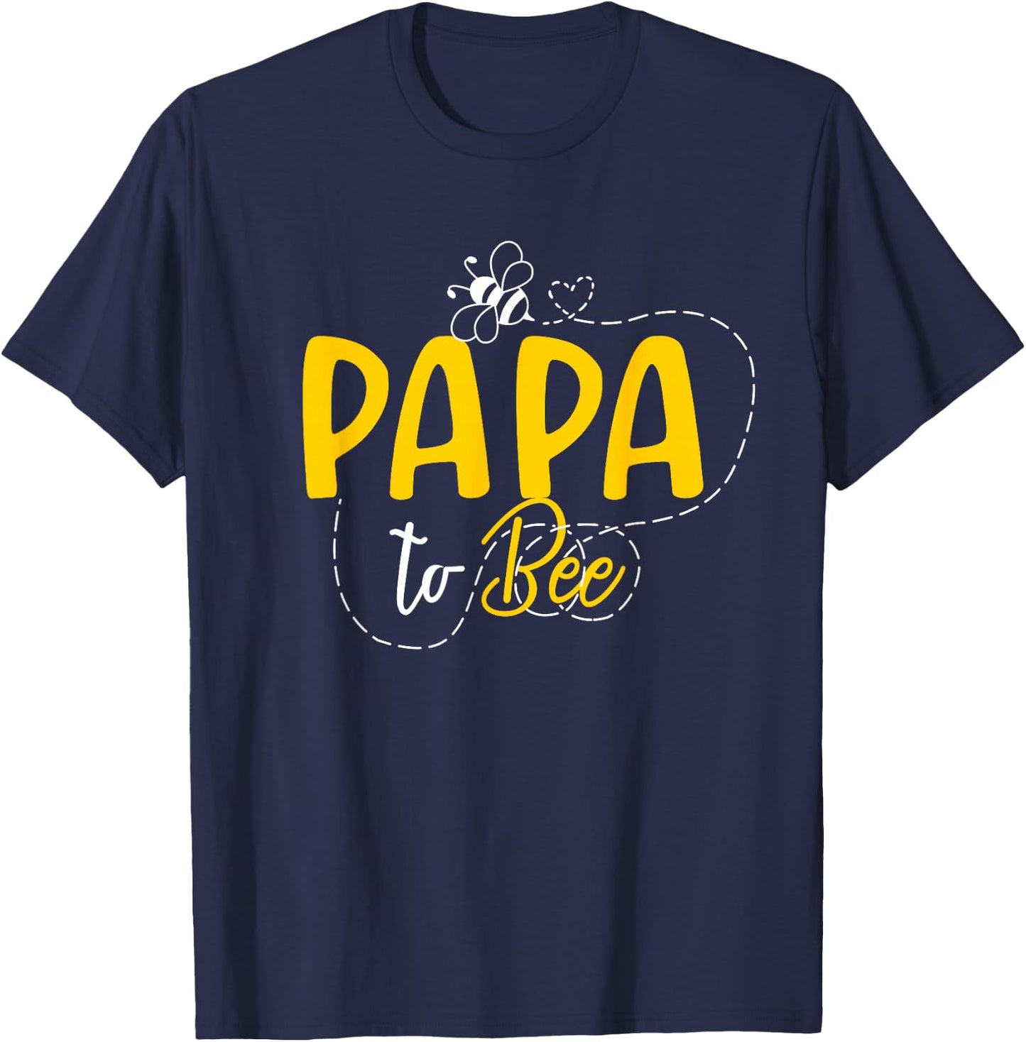 Papa To Bee Family Matching Pregnancy Announcement T-Shirt - T-Shirt | Navy
