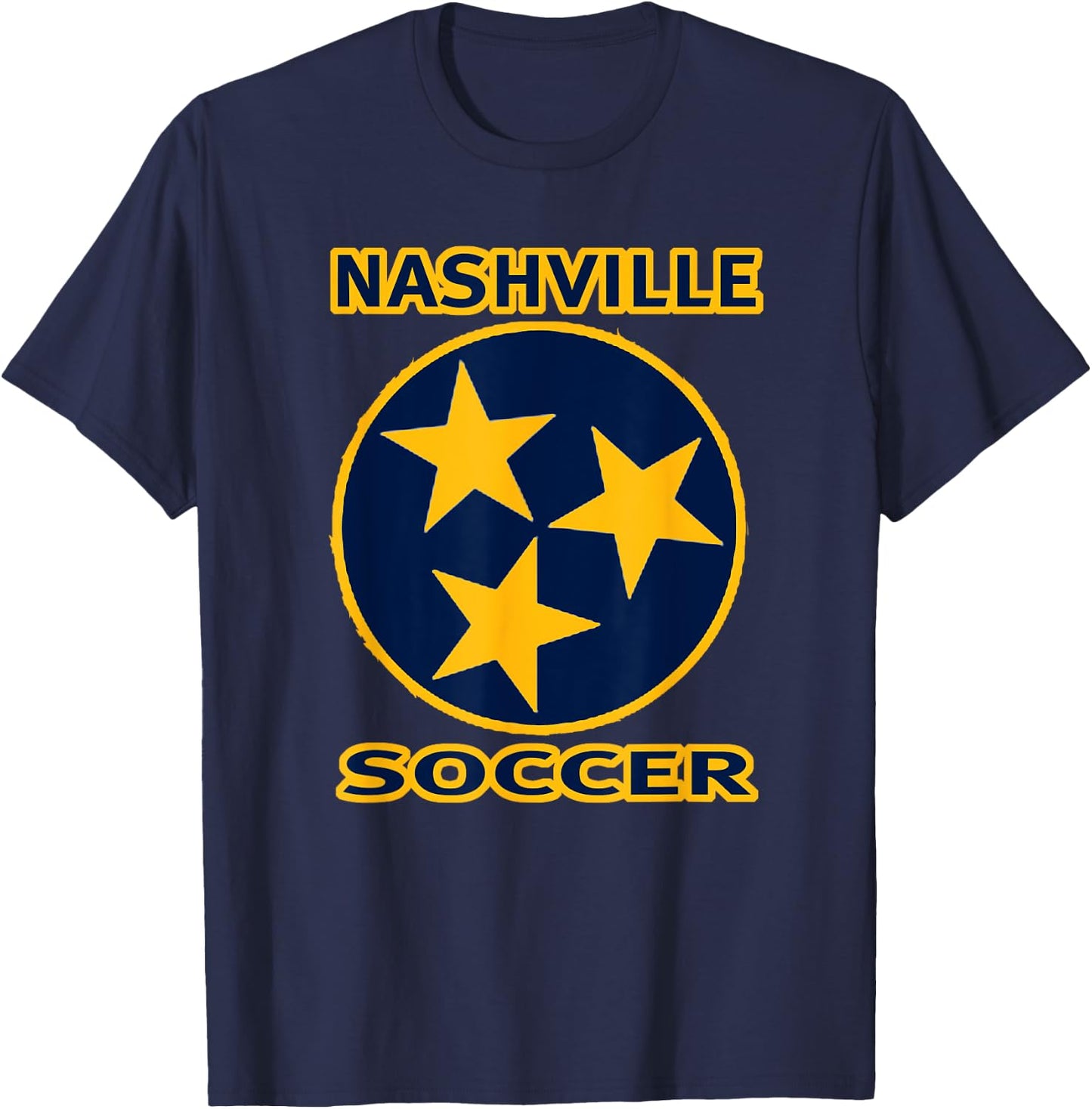 Nashville Soccer Tennessee TriStar Flag Shirt T-Shirt - T-Shirt | Navy