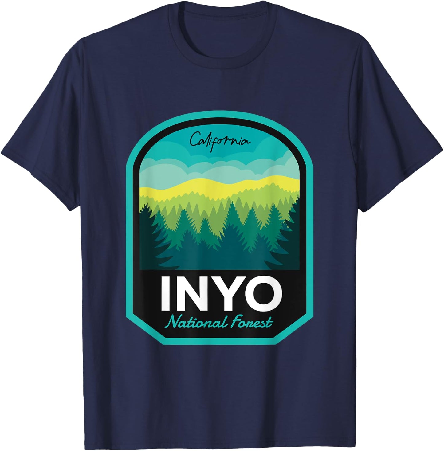 Inyo National Forest CA T-Shirt - T-Shirt | Navy
