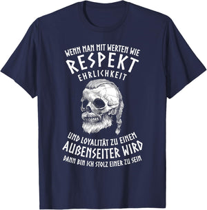 Viking Valhall Walhalla Odin Runes Berserker Gods , black T-Shirt - T-Shirt | Navy