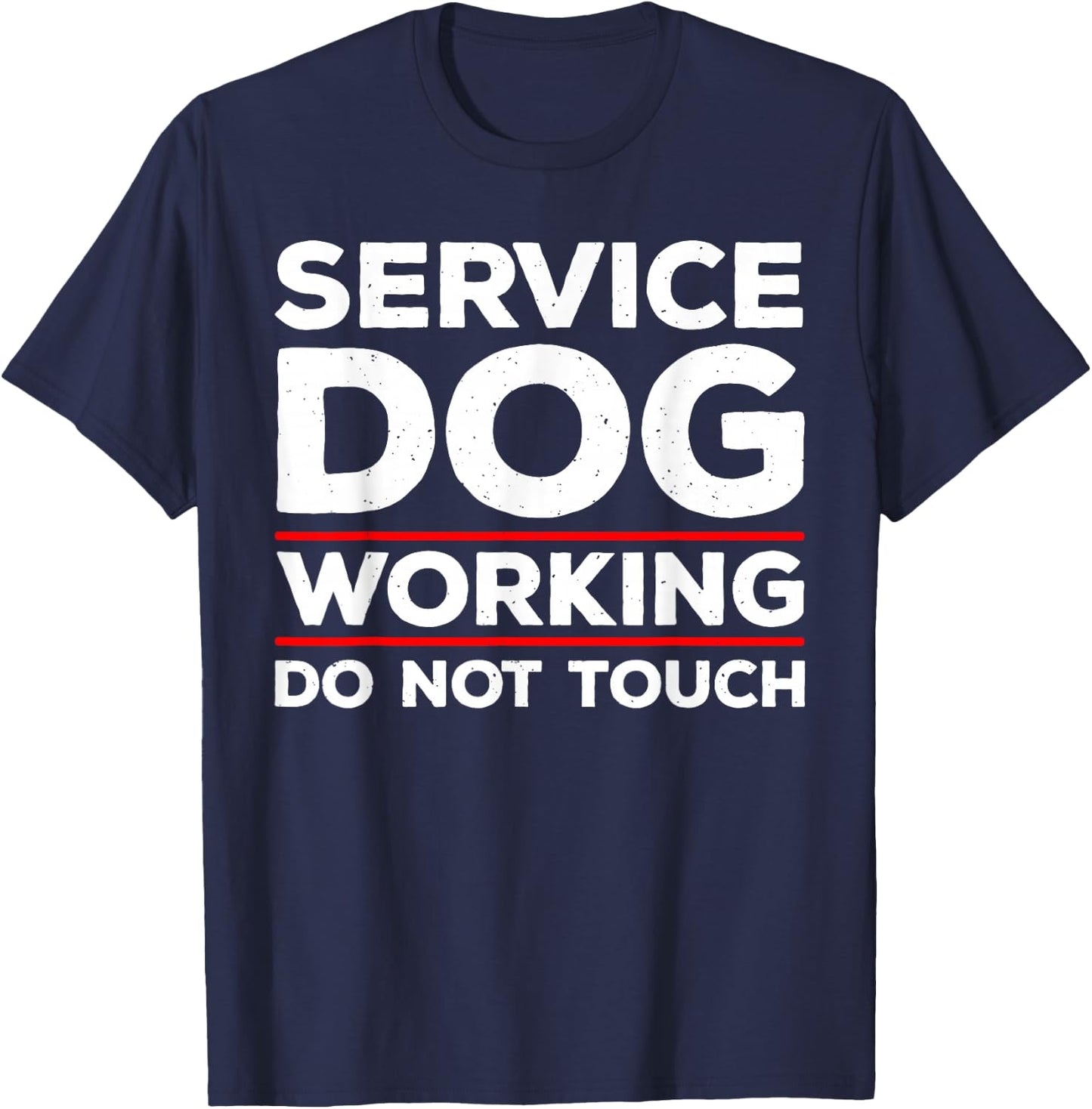 Funny Service Dog Design Women Service Dog Trainer T-Shirt - T-Shirt | Navy