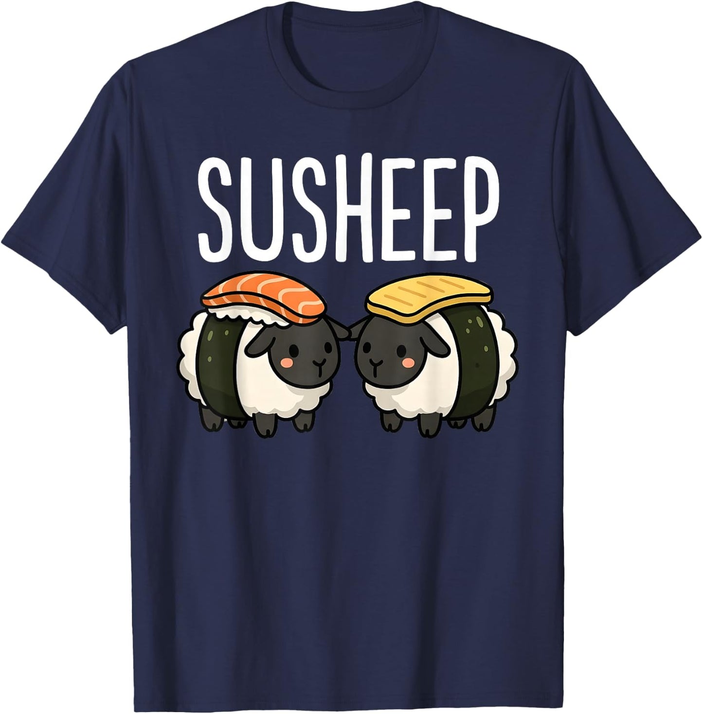 Susheep Sushi Sheep T-Shirt - T-Shirt | Navy