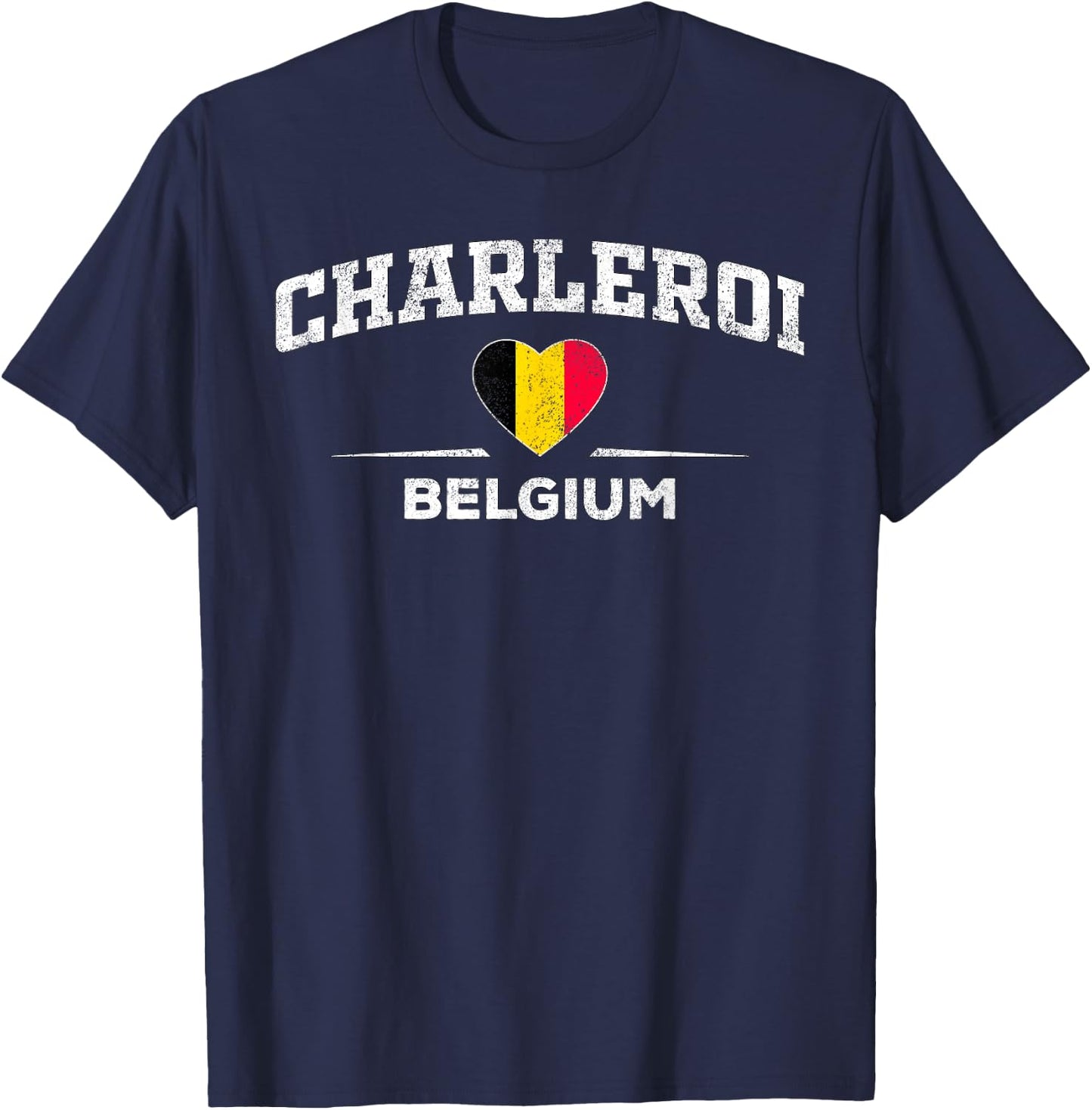 Charleroi Belgium T-Shirt - T-Shirt | Navy