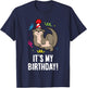 Its My Birthday Cute Otter T-Shirt - T-Shirt | Navy
