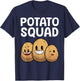 Cute Potato Novelty Women Kid Adult Gag Potato Lover T-Shirt - T-Shirt | Navy