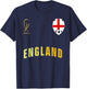 Retro England Flag English Pride Lovers T-Shirt - T-Shirt | Navy