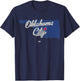 Oklahoma City Oklahoma OK Map T-Shirt - T-Shirt | Navy