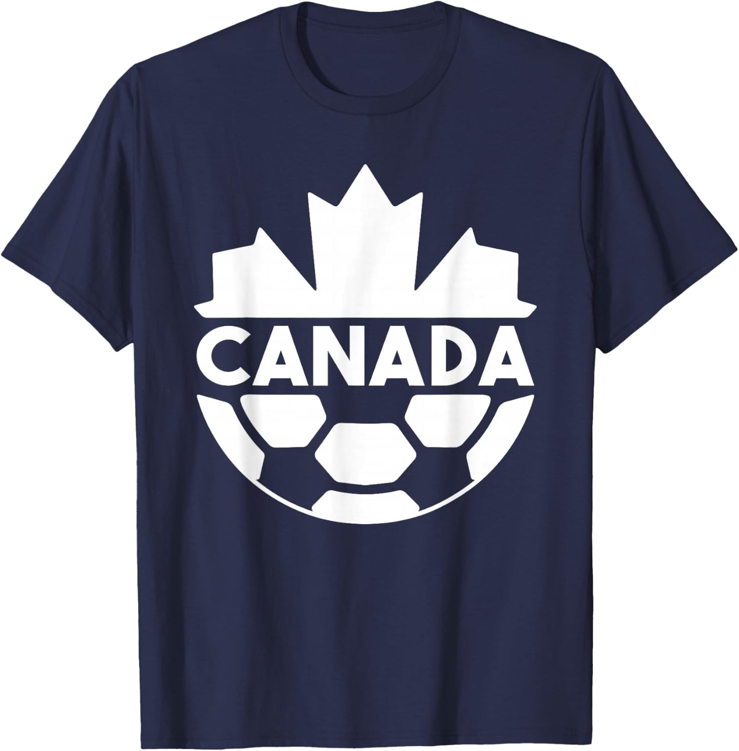 Canada Soccer Team Sports Flag Mapple Leaf Men Women T-Shirt - T-Shirt | Navy
