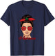Moroccan Girl Woman Flag Morocco T-Shirt - T-Shirt | Navy