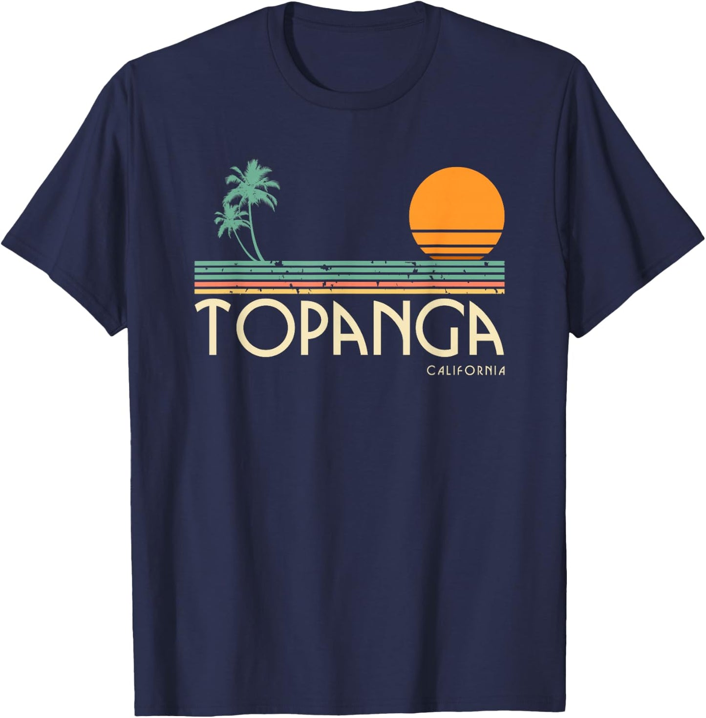 Topanga California T-Shirt - T-Shirt | Navy