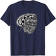 Peepal Leaf T-Shirt - T-Shirt | Navy