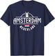 Amsterdam Nederland Netherlands City Vibes , Black, S T-Shirt - T-Shirt | Navy