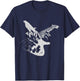 Bass Guitarist Vintage Gift Bass Player , Black, S T-Shirt - T-Shirt | Navy