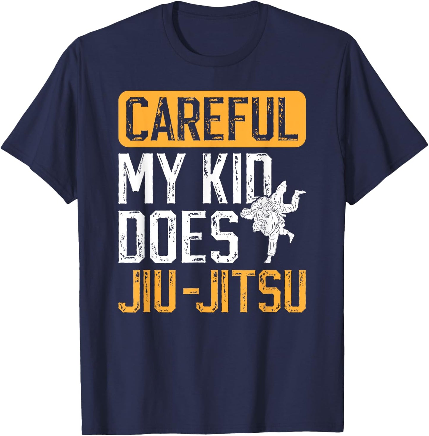 My Kid Does Jiu-Jitsu Dad BJJ Dad Jiu-Jitsu Fighter Father T-Shirt - T-Shirt | Navy