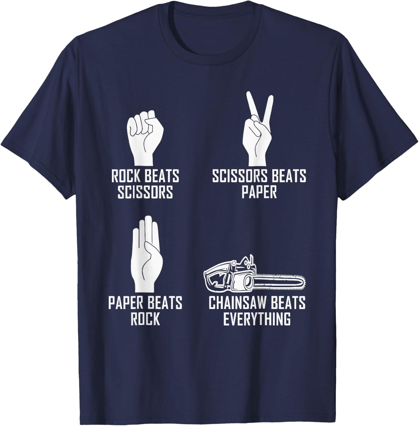 Funny Design T-Shirt - T-Shirt | Navy
