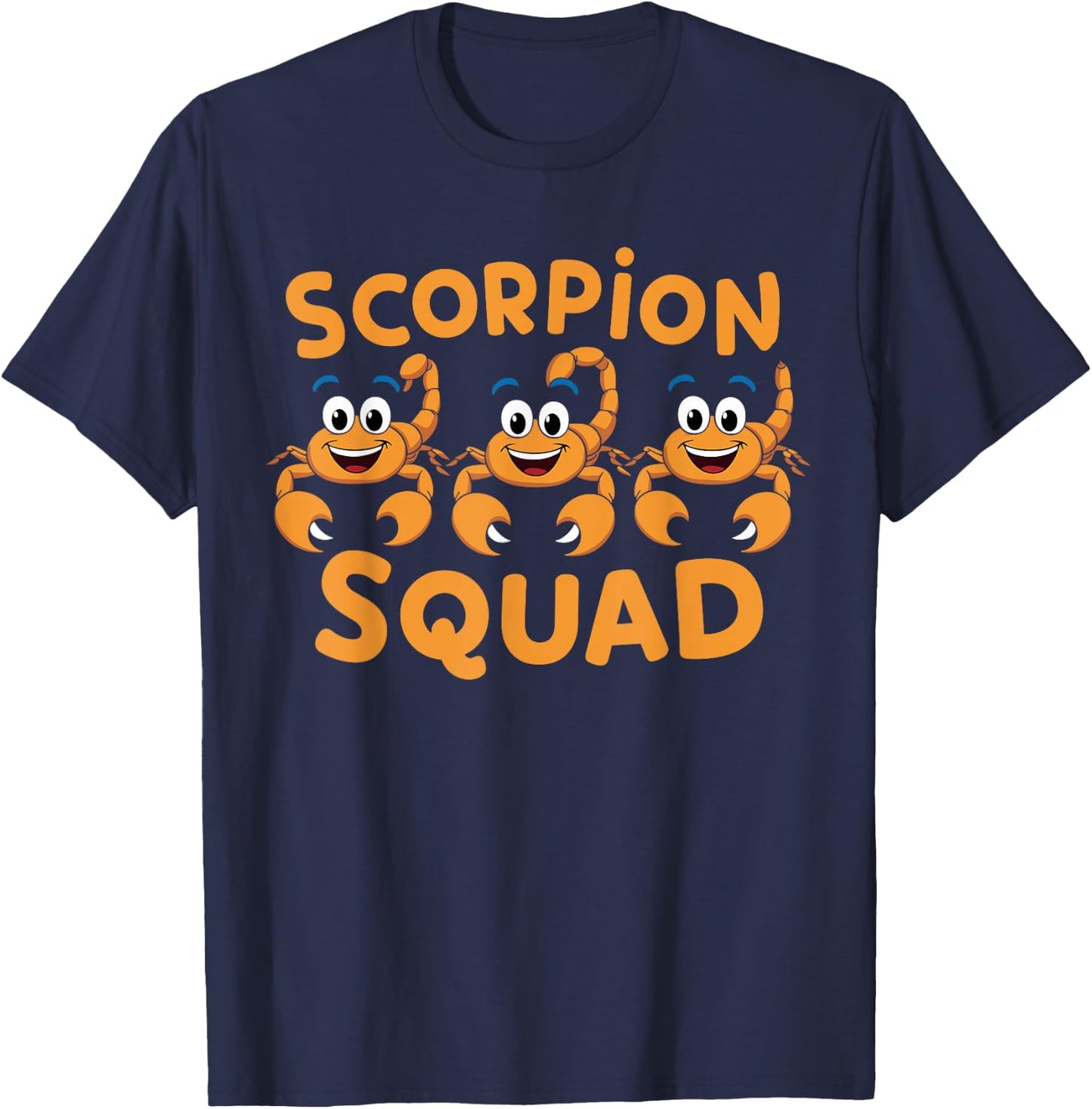 Scorpion Squad Design for Scorpion Lover Stuff Kids Scorpion T-Shirt - T-Shirt | Navy