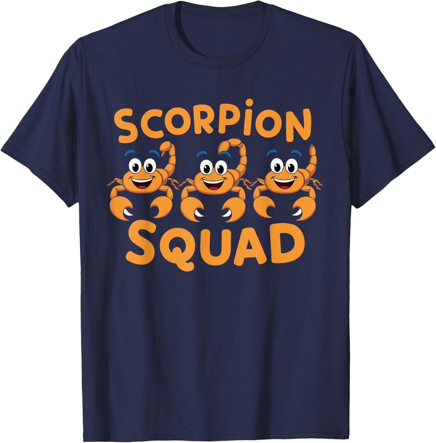 Scorpion Squad Design for Scorpion Lover Stuff Kids Scorpion T-Shirt - T-Shirt | Navy