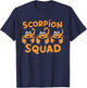 Scorpion Squad Design for Scorpion Lover Stuff Kids Scorpion T-Shirt - T-Shirt | Navy